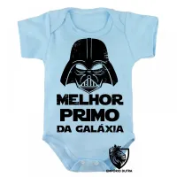 Body Bebê Infantil darth vader melhor primo galaxia star wars - Foto 3