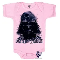 Body Bebê Infantil Darth Vader star wars vilão - Foto 4