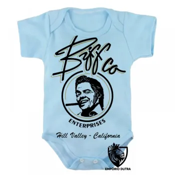 Body Bebê Infantil De volta para o futuro Biff Vilão - Foto 2