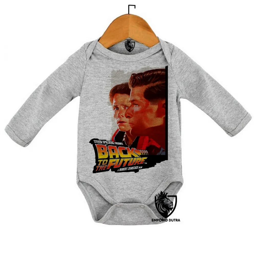 Body Bebê Infantil De volta futuro back future Imagem