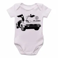 Body Bebê Infantil De volta para o futuro  DeLorean - Foto 2