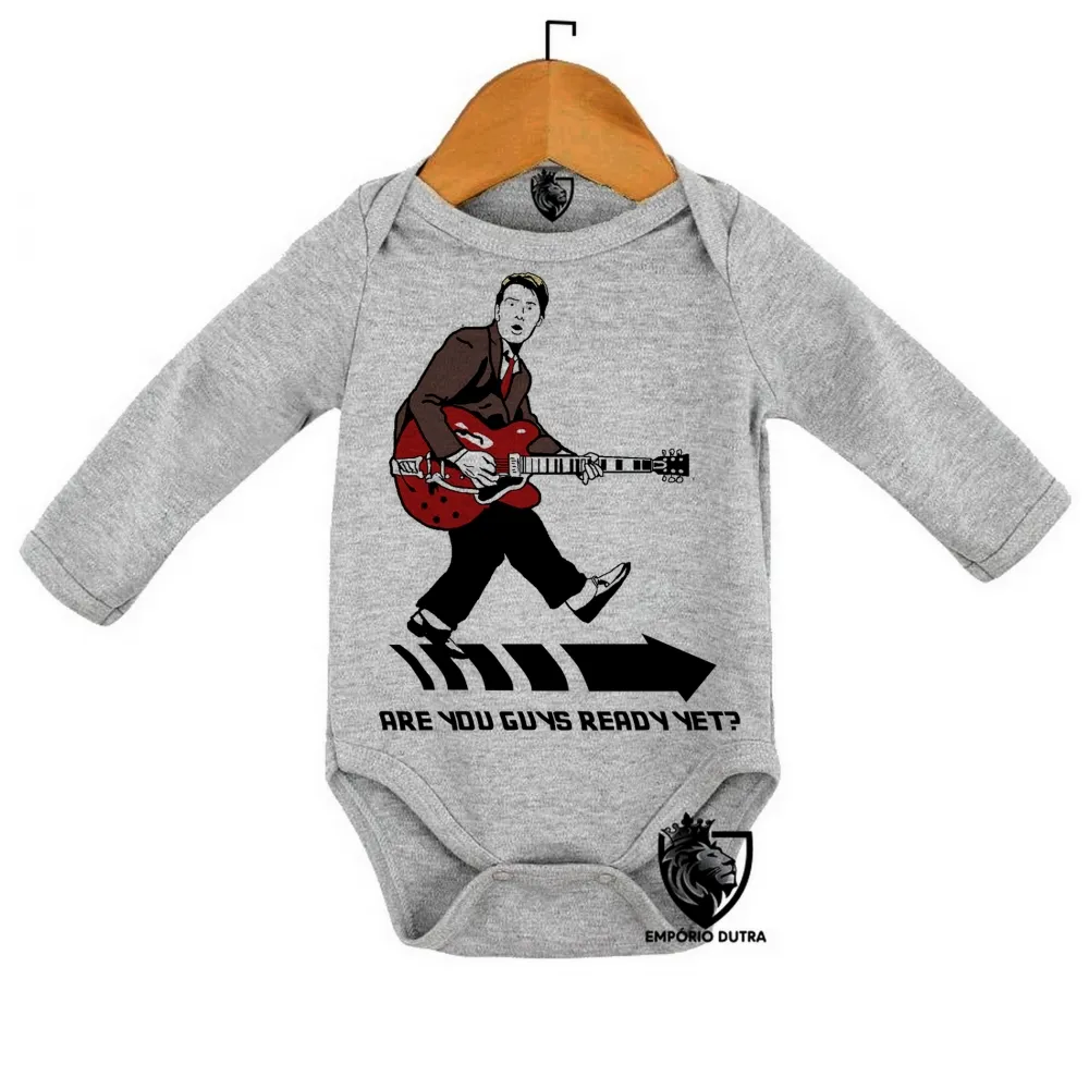 Body Bebê Infantil De volta para futuro Marty guitarra