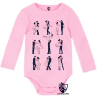 Body Bebê Infantil Dirty Dancing passos - Foto 4