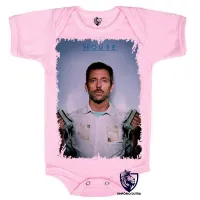 Body Bebê Infantil Dr House disfibrilador - Foto 4