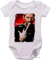 Body Bebê Infantil Dr House medico seriado - Foto 2