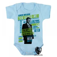 Body Bebê Infantil Dr. House James Wilson - Foto 3