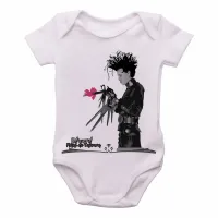 Body Bebê Infantil Edward mãos de tesoura coração - Foto 2