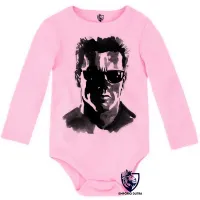 Body Bebê Infantil exterminador do futuro 2 terminator arnold schwarzenegger - Foto 4