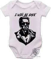 Body Bebê Infantil Exterminador do Futuro I will be back - Foto 2