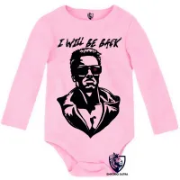 Body Bebê Infantil Exterminador do Futuro I will be back - Foto 4