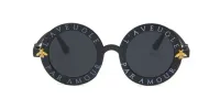 Óculos de Sol Infantil Amour Vintage Luxo Cor: Preto Frete Grátis - Foto 2