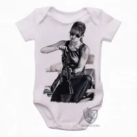 Body Bebê Infantil exterminador do futuro Sarah Connor - Foto 2