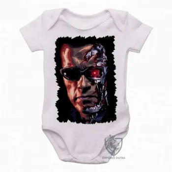 Body Bebê Infantil exterminador do futuro Máquinas - Foto 2