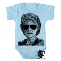 Body Bebê Infantil exterminador futuro 6 Sarah Connor - Foto 3