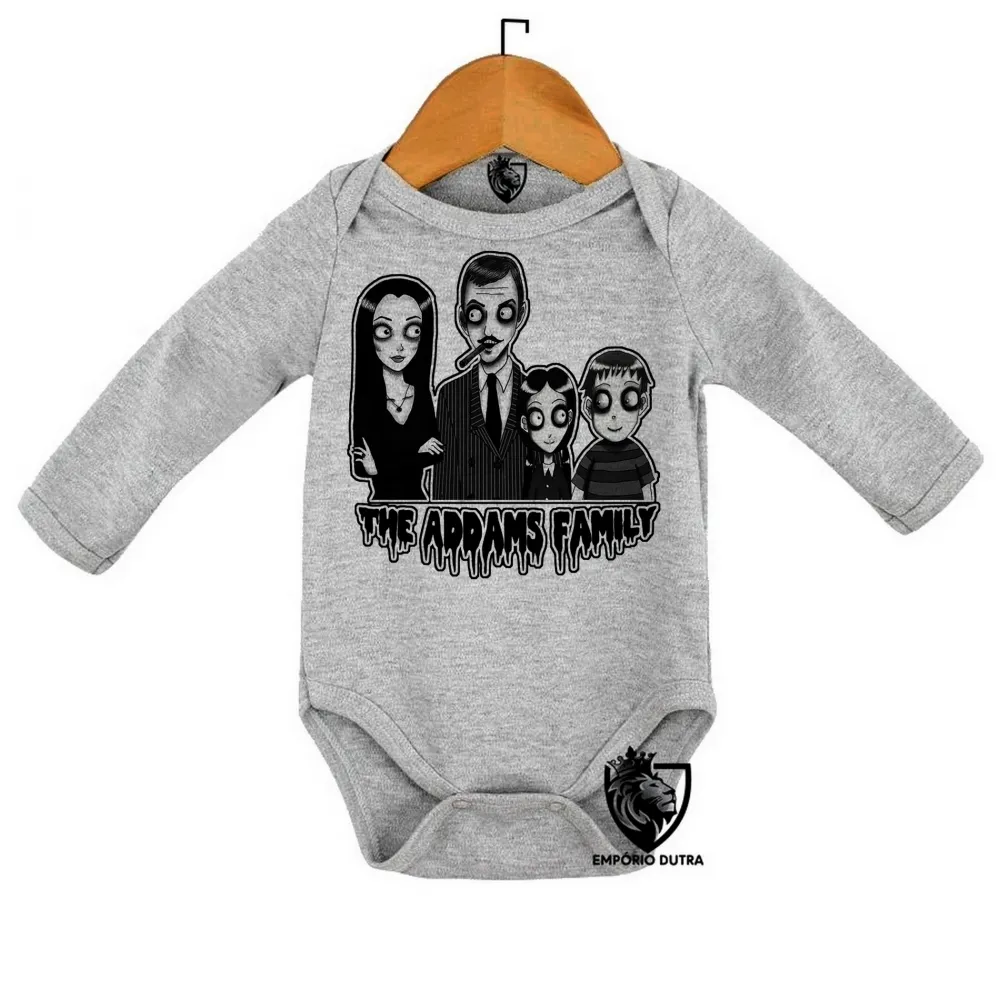 Body Bebê Infantil familia addams personagens serie terror