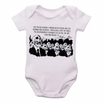 Body Bebê Infantil Frase Morpheu Matrix sistema - Foto 2