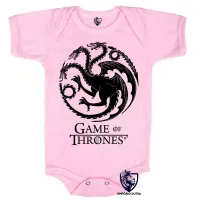 Body Bebê Infantil Game of Thrones dragão serie - Foto 2