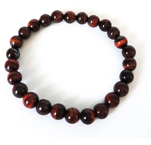 Pulseira de Olho De Boi 8mm 