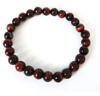 Pulseira de Olho De Boi 8mm 