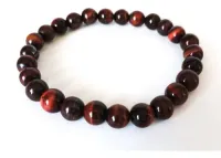 Pulseira de Olho De Boi 8mm  - Foto 2