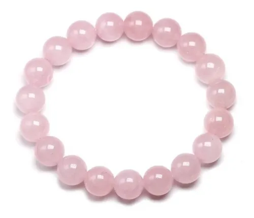 Pulseira Quartzo Rosa 8mm 