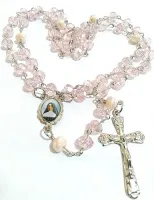 Terço Santa Madre Paulina em Cristal 8mm  - Foto 3