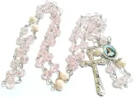 Terço Santa Madre Paulina em Cristal 8mm  - Foto 4