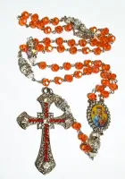 Terço Nossa Senhora Do Perpétuo Socorro Cristal premium - Foto 3