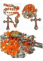 Terço Nossa Senhora Do Perpétuo Socorro Cristal premium - Foto 4