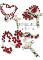 Terço Dr. Plinio Corrêa De Oliveira Em Cristal 8mm  - Foto 5