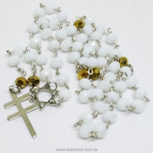 Terço Santo Daime  Estrela 6 pontas e Santo Cruzeiro  Imagem