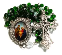 Terço Da Sagrada Família De Nazaré Cristais 