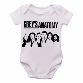 Body Bebê Infantil Greys Anatomy seriado medico - Foto 2