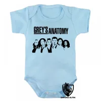 Body Bebê Infantil Greys Anatomy seriado medico - Foto 3