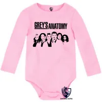 Body Bebê Infantil Greys Anatomy seriado medico - Foto 4