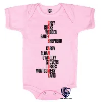 Body Bebê Infantil Greys Anatomy seriado palavras - Foto 4