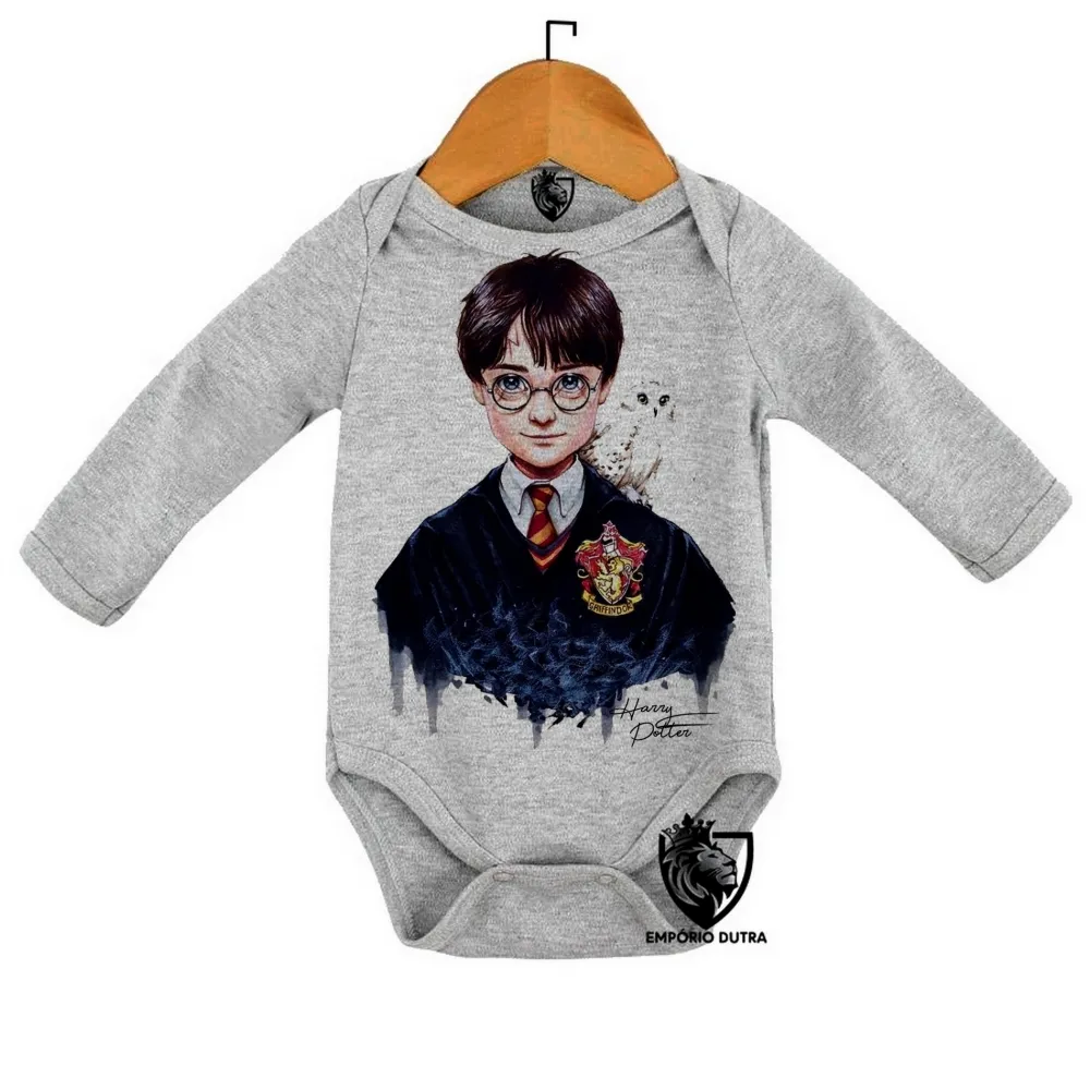 Body Bebê Infantil Harry Potter criança bruxo magico jovem