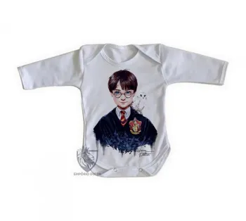 Body Bebê Infantil Harry Potter criança bruxo magico jovem - Foto 2