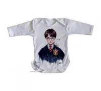 Body Bebê Infantil Harry Potter criança bruxo magico jovem - Foto 2