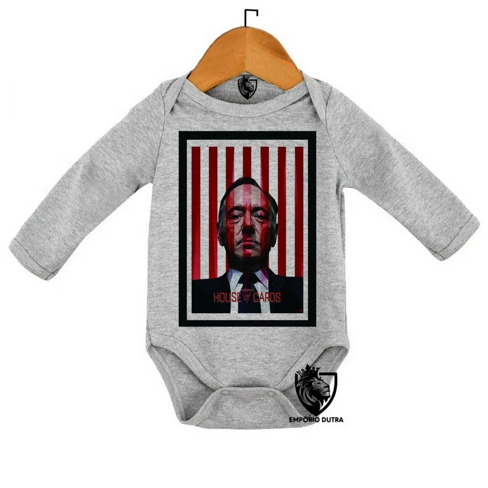 Body Bebê Infantil House of Cards seriado Imagem