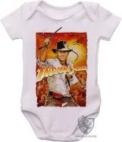 Body Bebê Infantil Indiana Jones chicote - Foto 2