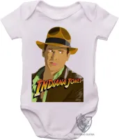 Body Bebê Infantil Indiana Jones Harrison Ford - Foto 2