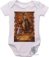 Body Bebê Infantil Indiana Jones arca Aliança - Foto 2