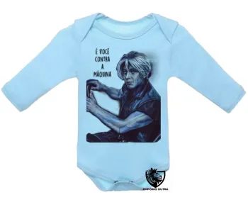 Body Bebê Infantil Jogador n 1 você máquina - Foto 2