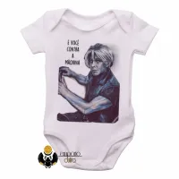 Body Bebê Infantil Jogador n 1 você máquina - Foto 4