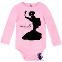 Body Bebê Infantil Johnny 5 robo filme android - Foto 4