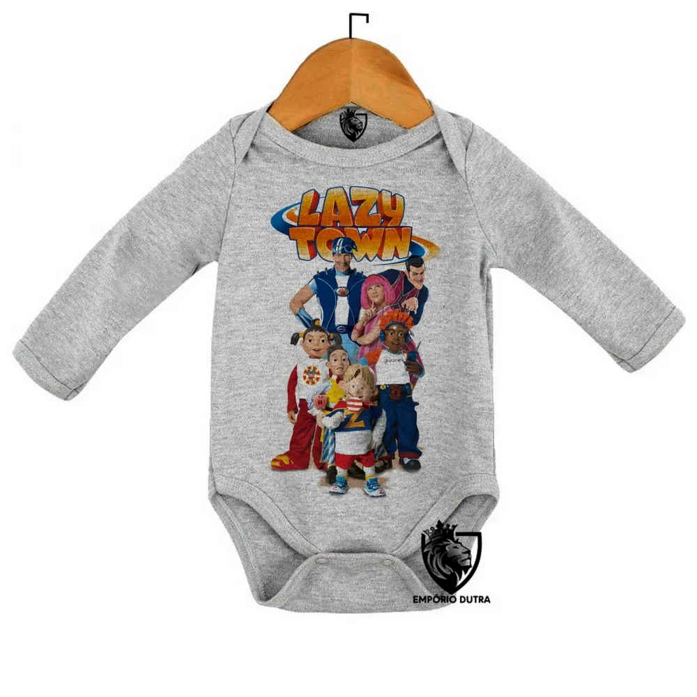 Body Bebê Infantil Lazy Town todos personagens