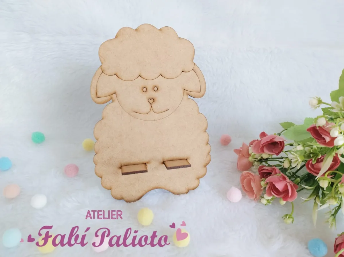 SUP12  Suporte em MDF para Celular - Cordeirinho