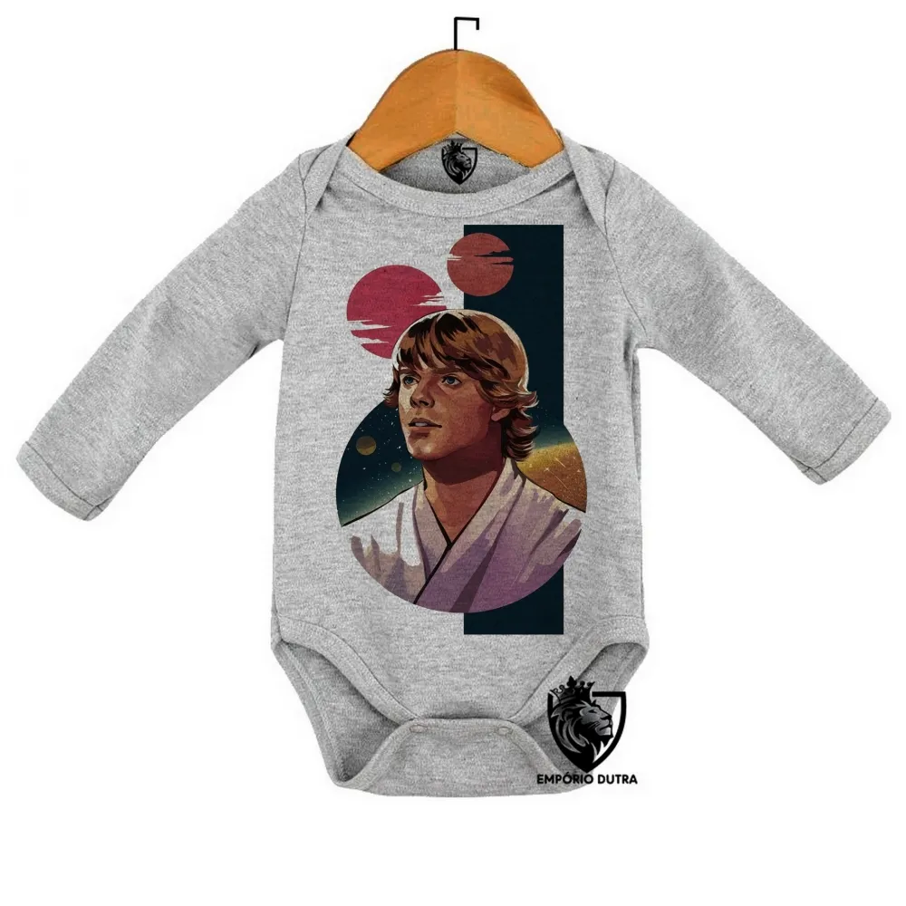 Body Bebê Infantil Luke Skywalker Star Wars