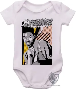 Body Bebê Infantil Um Maluco no pedaço Will Smith - Foto 2